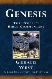 Cover of: Genesis (People's Bible Commentaries)