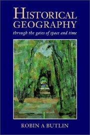 Cover of: Historical geography by R. A. Butlin