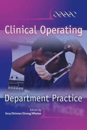 Cover of: Clinical Operating Department Practice by 