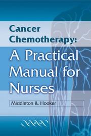 Cover of: Cancer Chemotherapy by Janice Middleton, Louise Hooker