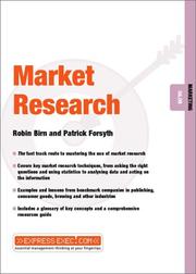 Cover of: Market Research