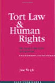 Cover of: Tort Law and Human Rights by Jane Wright