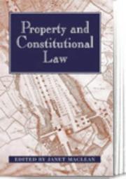 Property and the Constitution by Janet McLean