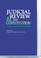 Cover of: Judicial review and the constitution