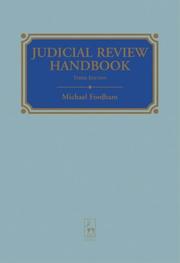 Judicial review handbook by Fordham, Michael.