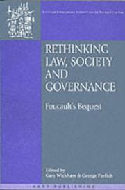 Rethinking law, society and governance