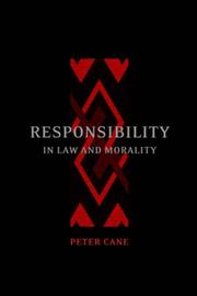 Cover of: Responsibility in law and morality