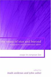 Cover of: The Treaty of Nice and Beyond by 