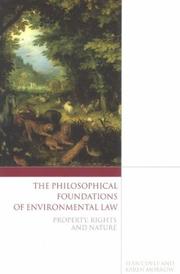 Cover of: Philosophical Foundations of Environmental Law by Sean Coyle, Karen Morrow