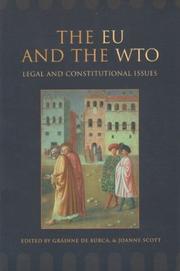 EU and the WTO by Gráinne de Búrca, Joanne Scott