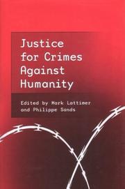 Cover of: Justice for crimes against humanity