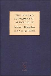 Cover of: The Law And Economics of Article 82 Ec