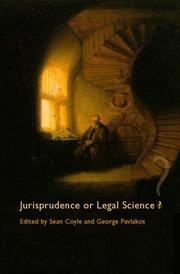 Cover of Jurisprudence or legal science?
