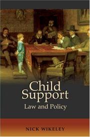 Cover of: Child Support: Law And Policy