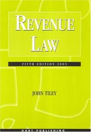 Revenue law by John Tiley