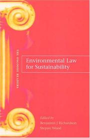 Cover of: Environmental Law for Sustainability: A Reader (Osgoode Readers)