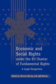 Cover of: Economic and Social Rights under the EU Charter of Fundamental Rights