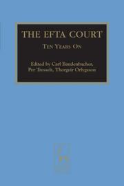 Cover of: The EFTA Court: Ten Years on