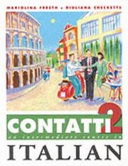 Front cover of Contatti by Mariolina Freeth