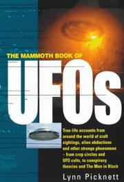 Cover of: The Mammoth Book of UFO's by Lynn Picknett