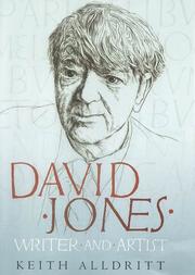Cover of: David Jones: writer and artist
