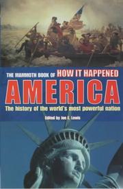Cover of: The Mammoth Book of How It Happened by Jon E. Lewis