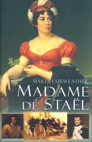 Cover of: Madame De Staël by Maria Fairweather