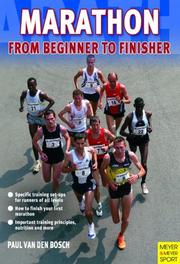 Cover of: Marathon: From Beginner to Finisher