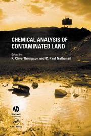 Cover of: Chemical Analysis of Contaminated Land (Sheffield Analytical Chemistry)