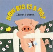 Cover of: How Big Is a Pig? by Stella Blackstone