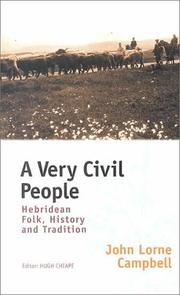 Cover of: A Very Civil People: Hebridean Folk History and Tradition