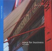 Cover of: Open for Business: Traditional Shops (English Heritage)