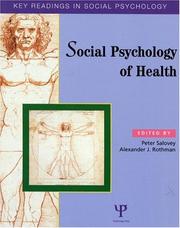 Cover of: Social Psychology of Health: Key Readings (Key Readings in Social Psychology)