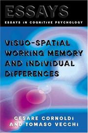 Cover of: Visuo-Spatial Working Memory and Individual Differences (Essays in Cognitive Psychology) by Cesare Cornoldi