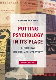 Cover of: Putting Psychology in its Place by Graham Richards