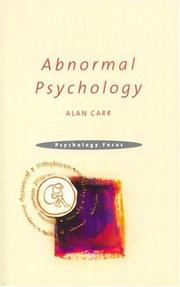 Cover of: Abnormal psychology