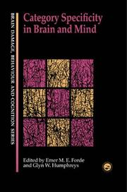 Cover of: Category Specificity in Brain and Mind (Brain Damage, Behaviour, and Cognition)