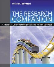 Cover of: The research companion: a guide for the social and health sciences