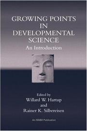 Cover of: Growing points in developmental science by edited by Willard W. Hartup & Rainer K. Silbereisen.