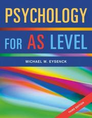 Cover of: Psychology For AS-Level