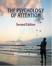 Cover of: The psychology of attention by Elizabeth A. Styles