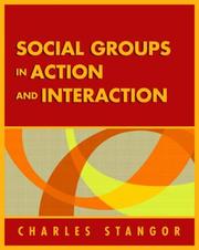 Cover of: Social groups in action and interaction