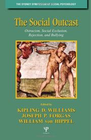 Cover of: The Social Outcast by Kipling D. Williams
