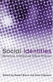 Cover of: Social identities by Rupert Brown, Dora Capozza