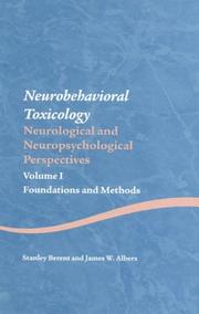 Cover of: Neurobehavioral toxicology: neuropsychological and neurological perspectives