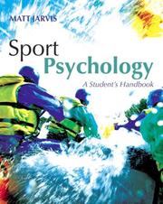 Cover of: Sport Psychology  A Student Handbook