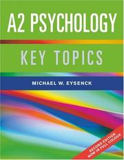 Cover of: A2 Psychology