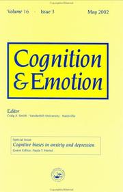 Cover of: Cognitive Biases in Anxiety and Depression