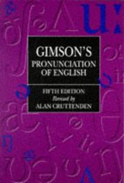 Cover of: Gimson's pronunciation of English. by Alan Cruttenden