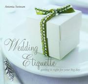 Cover of: Wedding Etiquette by Antonia Swinson
